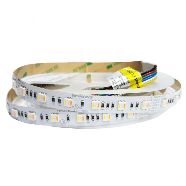 LED стрічка 24В 5050-60-IP20-RGB/WW/CWd-12-24 RD0260AC-C 22,5Вт 1381Лм RGB та Білий Мультівайт Теплий-Холодний 2400K+6500K 12мм