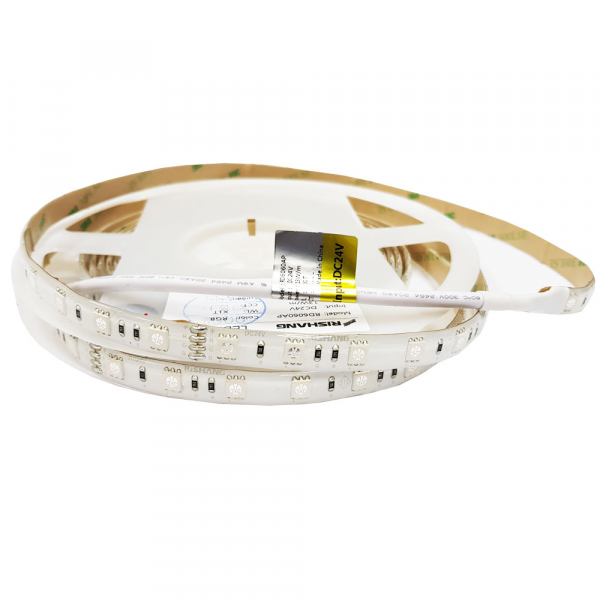 LED стрічка 24В RISHANG 5050-60 RD6060AP RGB IP65 10мм