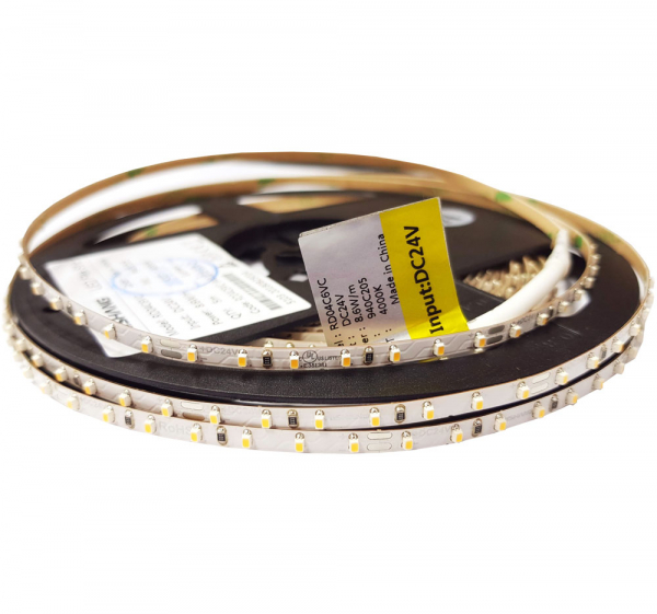 LED стрічка 24В RISHANG 126-2014 8.6Вт 775Лм RD04C6VC Білий Нейтральний 4000K IP33 4мм