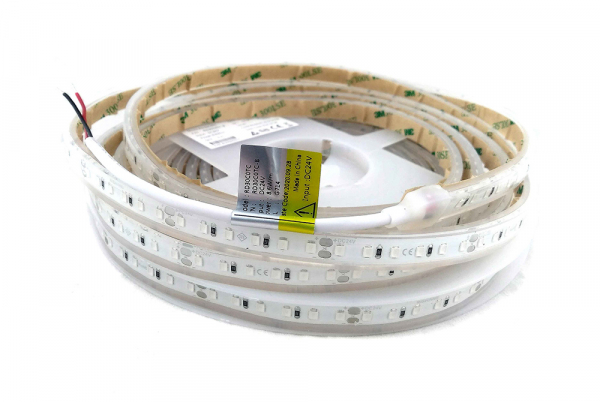 LED стрічка 24В RISHANG RD30C0TC-B 2835-120-IP67-G-10-24 8,6Вт 810Лм Зелений CRI80 10мм