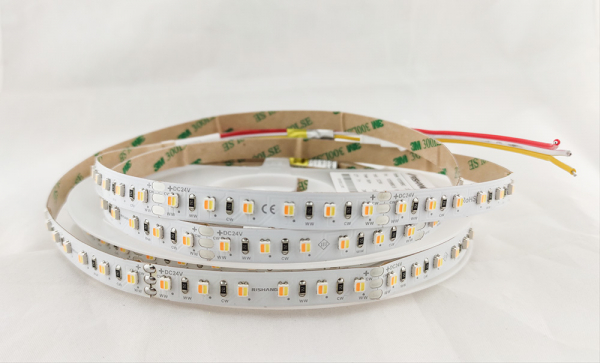 LED стрічка 24В RISHANG 96-3528 9Вт RD0096BC-B 9Вт 800Лм Білий Мультивайт 2700K-6500K IP33 10мм