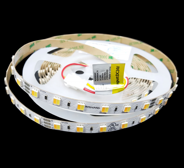 LED стрічка 24В 5050-60-IP20-WW/CWd-10-24 RD0060AC-B 10,8Вт 1890Лм Білий Мультивайт Теплий-Холодний 3000К-6500К 10мм