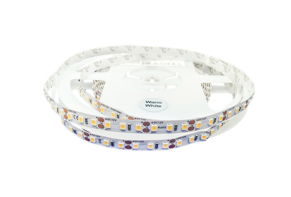 LED стрічка 12В RISHANG RN08C0TA-B-WW 120-2835-12В-IP20 8,6Вт 818Лм Білий Теплий 3000K 8мм