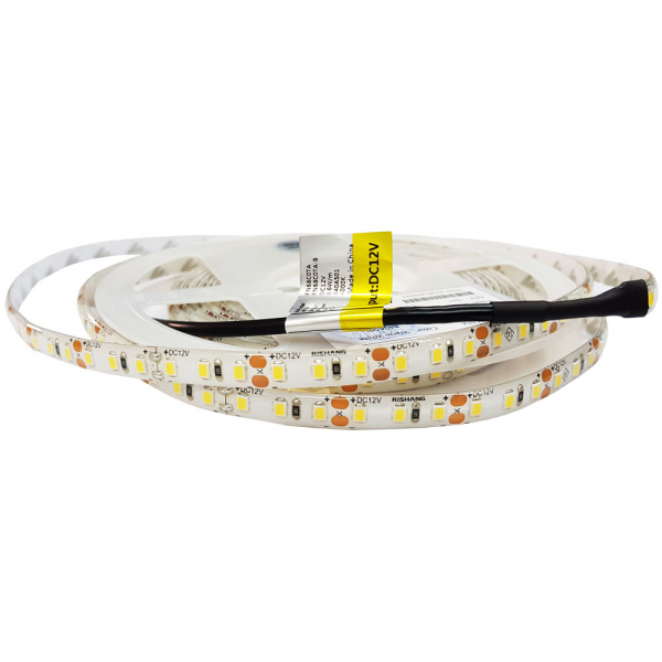 LED стрічка 12В RISHANG RN68C0TA-B 120-2835-12В-IP65 8,6Вт 562Лм Білий Нейтральний 4000K 8мм