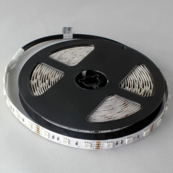 LED стрічка 12В RISHANG 60-5050 14,4Вт R6060AQ RGB IP65 10мм