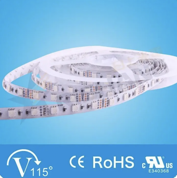 LED стрічка 12В RISHANG RD6060AQ 60-5050 13,2Вт RGB IP65 10мм