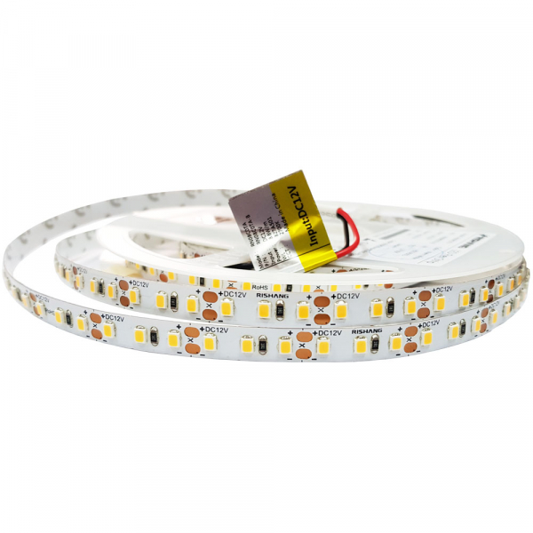 LED стрічка 12В RISHANG RN08C0TA-B-SW 120-2835-12В-IP20 8,6Вт 818Лм Білий Теплий 2700K 8мм