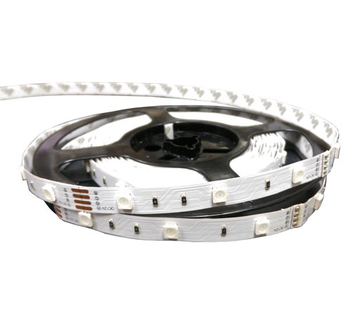 LED стрічка 12В RISHANG RN0030AQ 5050-30-IP33-RGB-10-12 6,48Вт 320Лм RGB 10мм