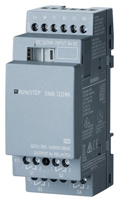 6ED1055-1MB00-0BA2 модуль розширення LOGO DM8 12/24R