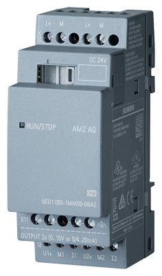 6ED1055-1MM00-0BA2 Аналоговий модуль розширення LOGO AM2 AQ