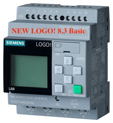 6ED1052-1MD08-0BA1 Логічний модуль LOGO 8.3 Basic 12/24 RCE попереднього покоління