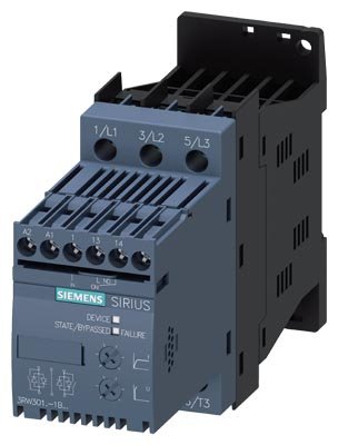 Пристрій Плавний пуск електродвигуна SIEMENS 3RW3014-1BB04 3кВт 6,5А 380В управління 24В