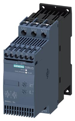 Пристрій Плавний пуск електродвигуна SIEMENS 3RW3027-1BB04 15кВт 32А 380В управління 24В