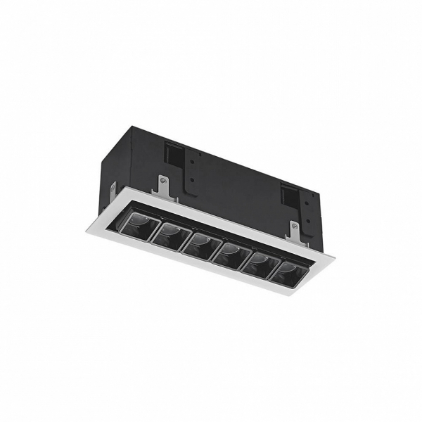 Вбудований світильник Skarlat RSL74109 62Вт WH+BK 4000K