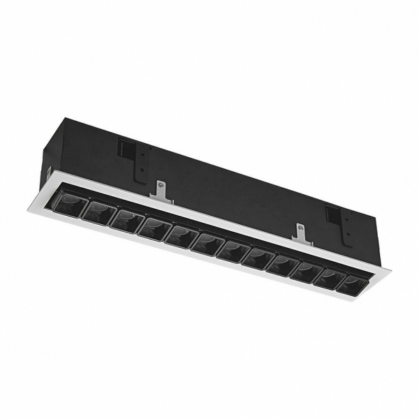 Вбудований світильник Skarlat RSL74108 122Вт WH+BK 4000K