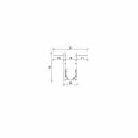 Skarlat RGD-Q48В-2M Магнітна трекова шина врізна