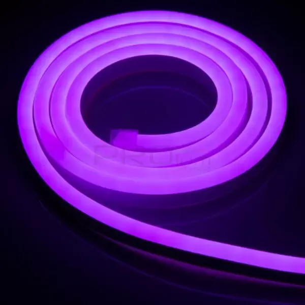 LED неон LF 8x16 2835-120 IP68 12В 12Вт Фіолетовий