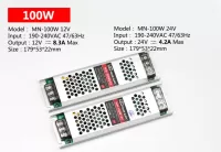 Блок живлення LEDTech 24v 4,2а 100Вт ultra thin алюм
