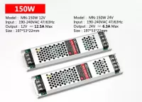 Блок живлення LEDTech 24v 6,3а 150Вт ultra thin алюм
