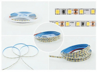 LED стрічка 12В 2835-120 9,6Вт Білий Нейтральний 4200К IP20 5мм