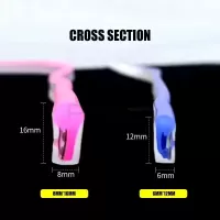 LED неон SF 8x16 3838-120 IP68 12В 15Вт RGB