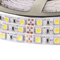LED стрічка 12В AVT-300W5050-60 14,4Вт 1020Лм Білий Холодний 6500-7500К 10мм