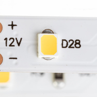 Led стрічка 12В MOTOKO-300WW3528-12 4,8Вт 800Лм Білий Теплий 2700K-3500K IP20 8мм
