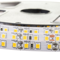 LED стрічка 24В AVT-630WW2835-126-24 8Вт Білий Теплий 3000К IP20 8мм