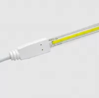 LED стрічка 220В СОВ320 9Вт Білий Холодний 5500-6000K IP68 8мм