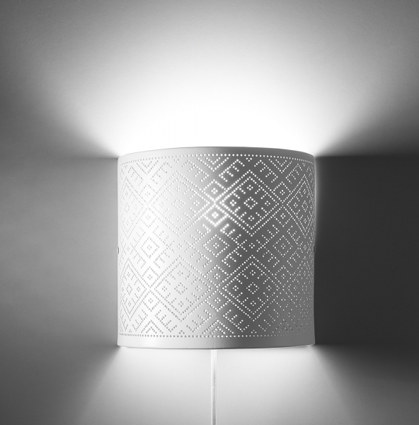 SLAVYANSKIY KOD LUMINOUS white Керамическое настенное БРА