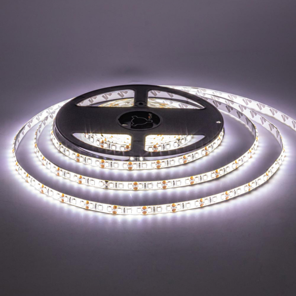 LED стрічка AVT-300W-F-3528-12 7000K-8000K SMD 2835 60LED 4,8Вт IP65 Білий Холодний 8мм