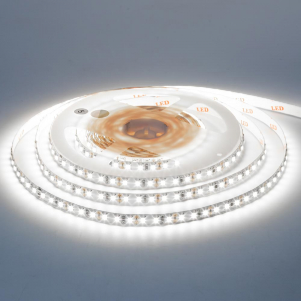 LED стрічка 12В AVT 600W3528-12 9,6Вт 1200Лм Білий Холодний 6000K-8000K IP20 8мм