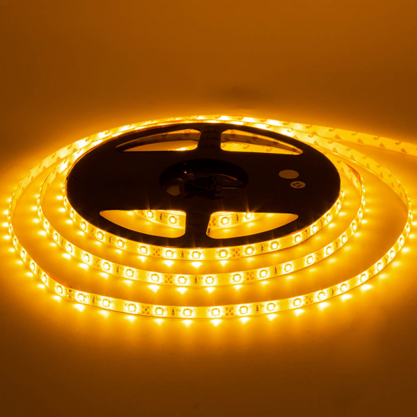 LED стрічка 12В AVT-300Y3528-60 4,8Вт Жовтий 8мм