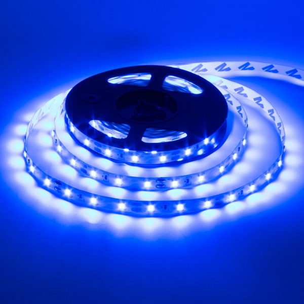 LED стрічка 12В AVT-300B3528-60 4,8Вт Синій 8мм