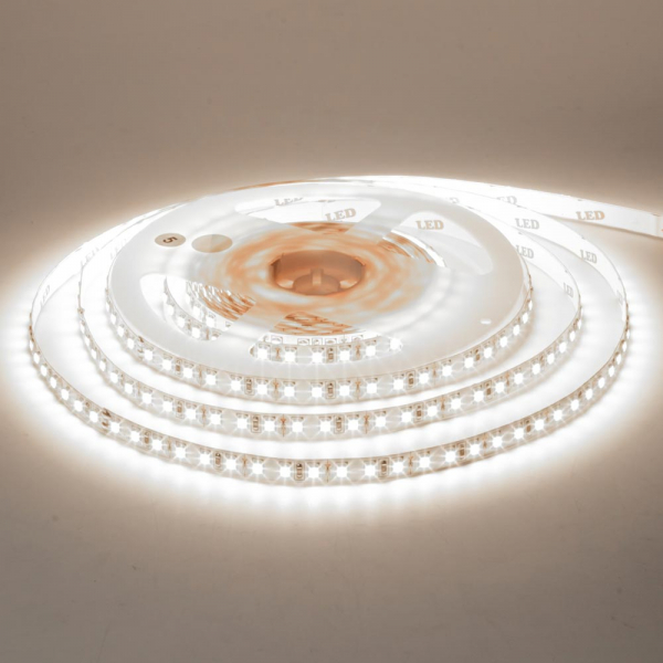 LED стрічка 12В AVT 600NW3528-12 9,6Вт 1200Лм Білий Нейтральний 4000K-4500K 8мм
