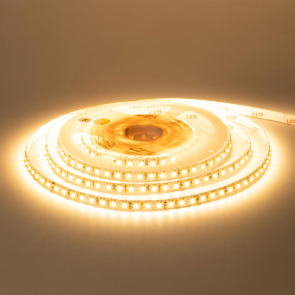 LED стрічка 12В MTK 600WW3528-120-12 9,6Вт 900Лм Білий Теплий 2700K-3500K IP20 8мм