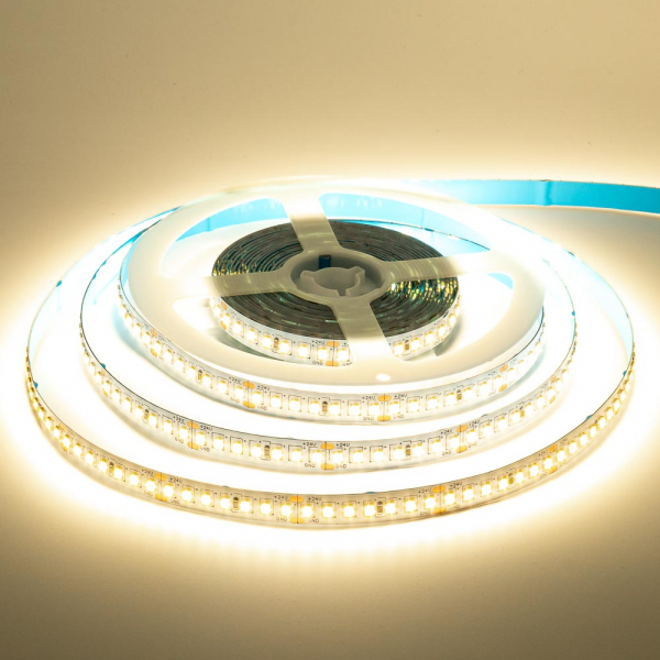 LED стрічка 24В AVT-840WW2835-168-24 13Вт 1200Лм Білий Теплий 3000К IP20 10мм