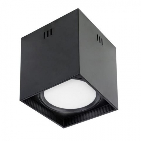 LED світильник HOROZ SANDRA-SQ10 10Вт чорний квадратний