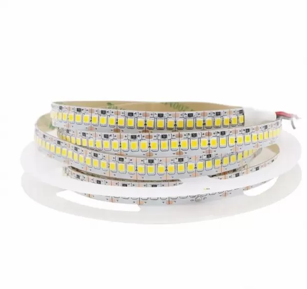 LED стрічка 12В 2835-240 19Вт 2400Лм Білий Теплий 2700-3000К IP20 10мм