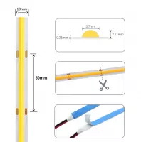 LED стрічка 12В LEDTech СОВ-12-320-B 12Вт Синій 8мм