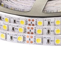 LED стрічка 12В AVT-300W-F-5050-60 14,4Вт 612Лм Білий Холодний 6500-7500К IP65 10мм