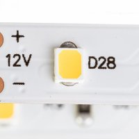 Led стрічка 12В MOTOKO-300WW3528-12 4,8Вт 800Лм Білий Теплий 2700K-3500K IP20 8мм