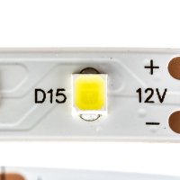 LED стрічка 12В MTK-300WW-F-3528-12 2700K-3500K 60LED 4,8Вт Білий Теплий 3500К IP65 8мм