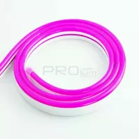 LED неон SF 8x16 2835-120 IP68 12В 10Вт Рожевий
