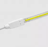LED стрічка 220В СОВ320 9Вт Білий Холодний 5500-6000K IP68 8мм